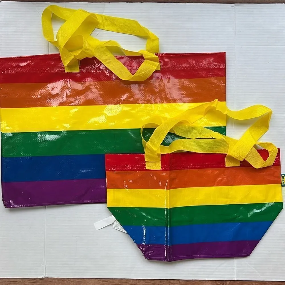 IKEA Shopping bag set, large and medium , multicolor